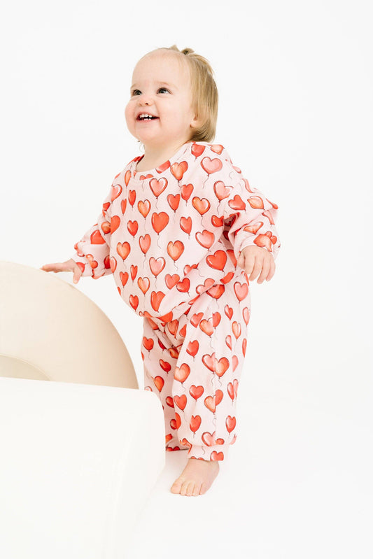 Red Heart Balloons Sweatsuit