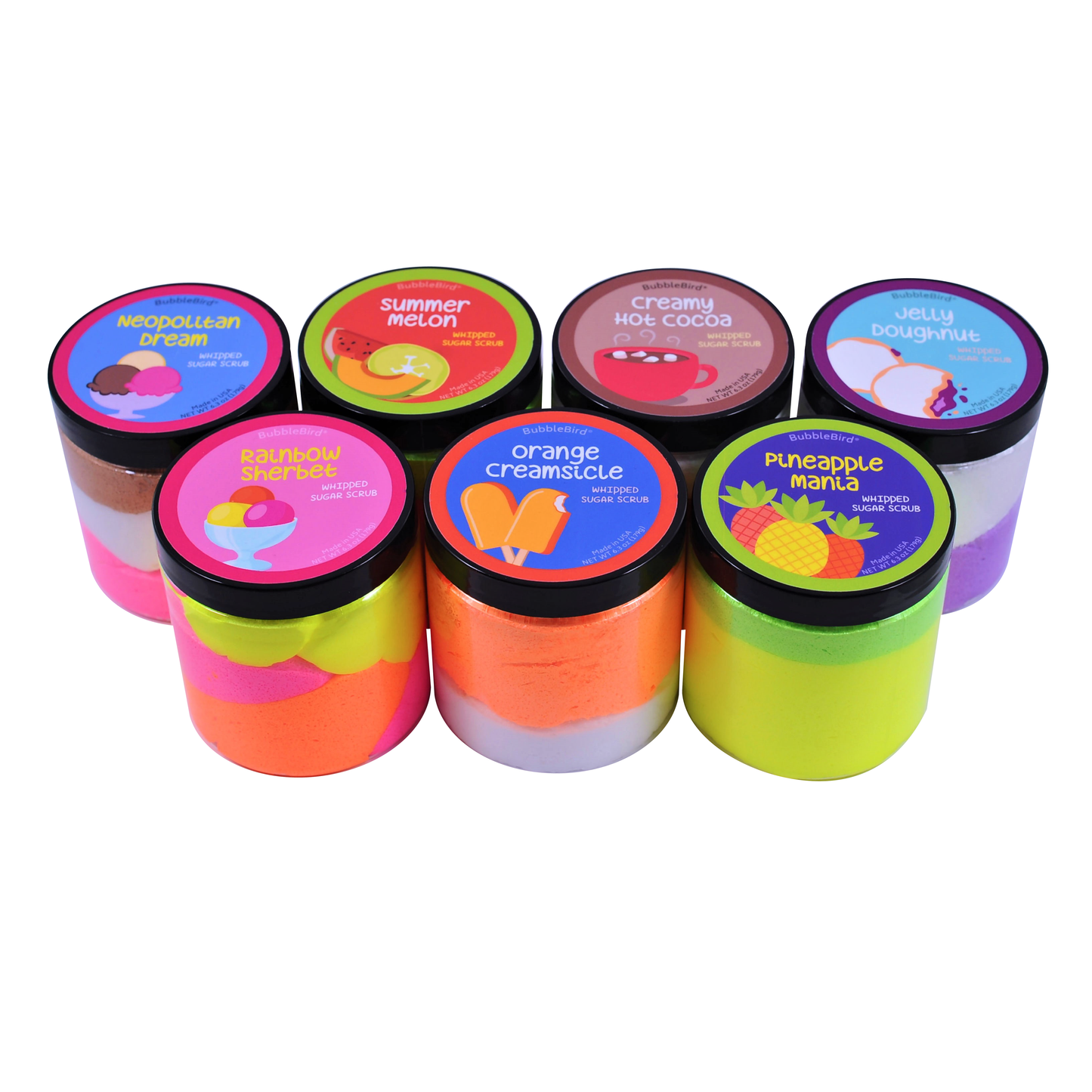 Whipped Sugar Scrubs