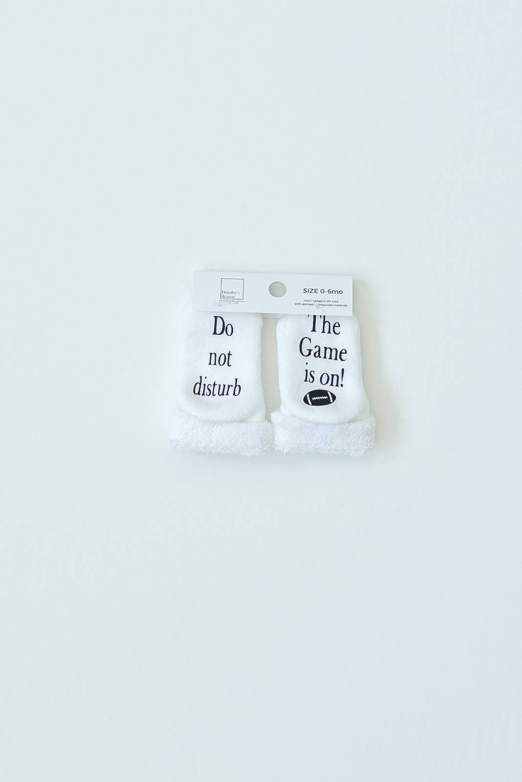 Do Not Disturb The Game is on Football Socks