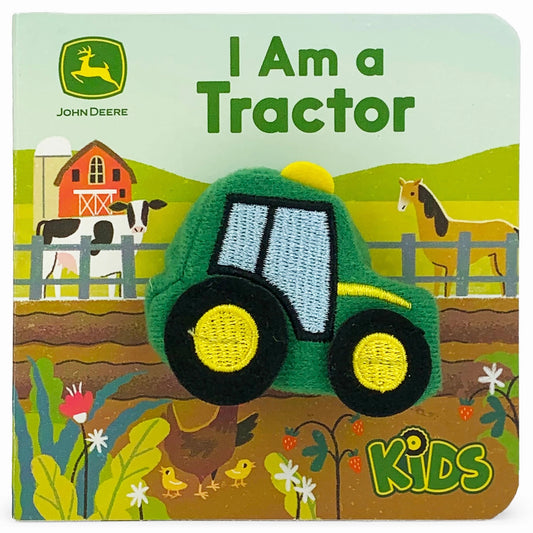 John Deere Tractor Finger Puppet Board Book