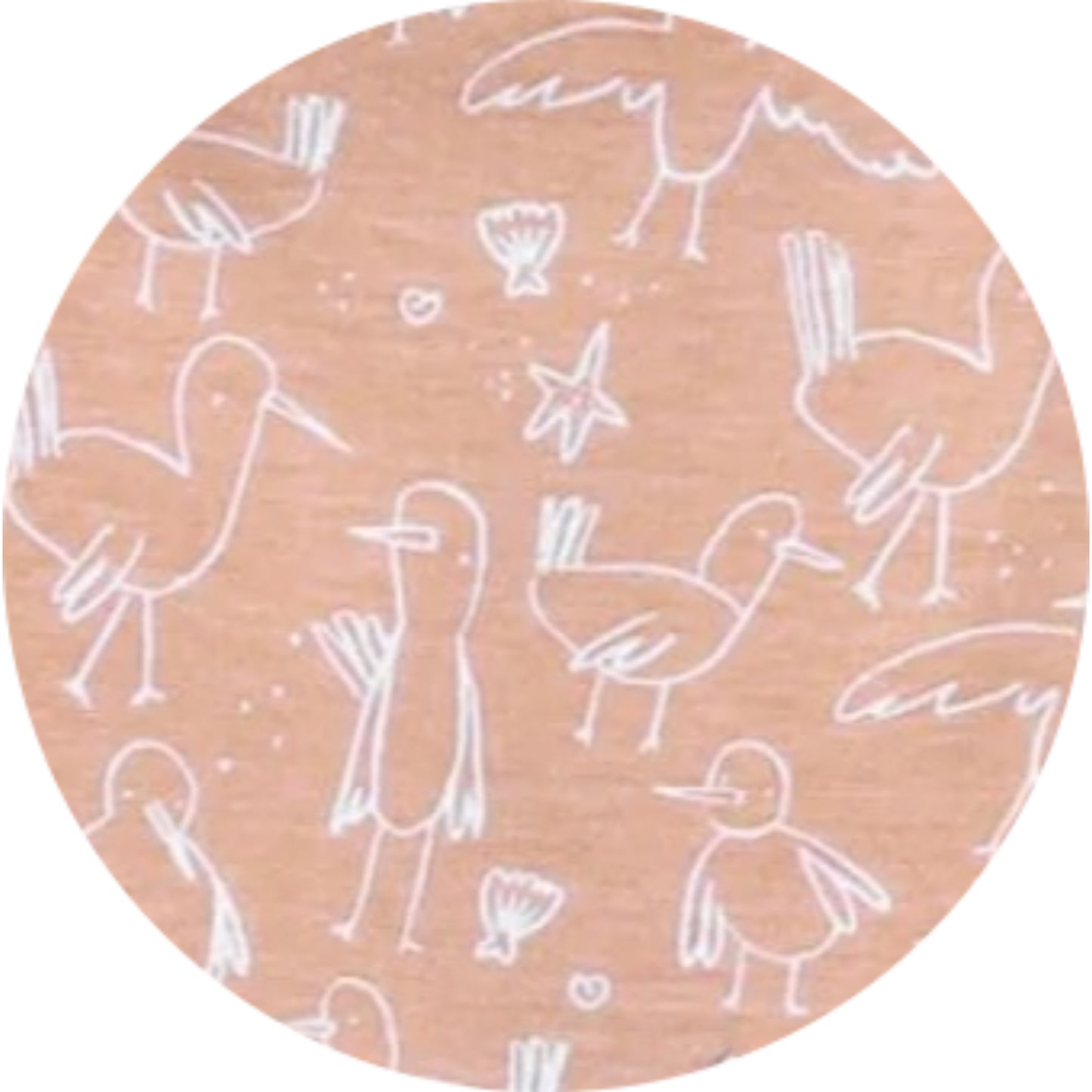 Copper Pearl Single Bandana Bib - Tide