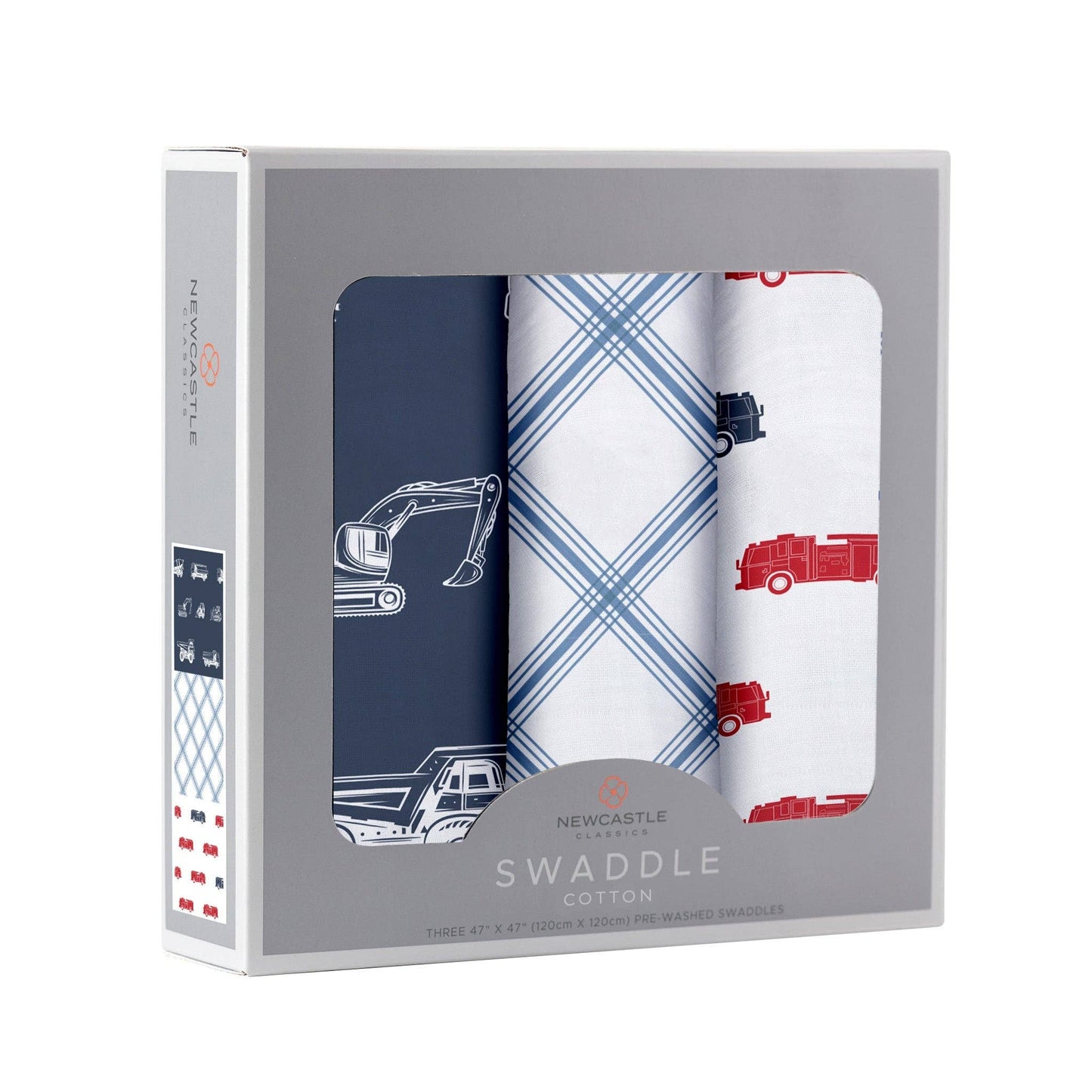 Things That Go - Swaddle 3 Pack