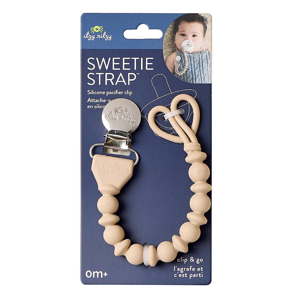 Sweetie Strap™ Silicone One-Piece Pacifier Clips