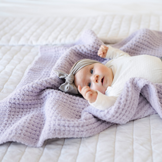 WAFFLE KNIT | RECEIVING BLANKETS