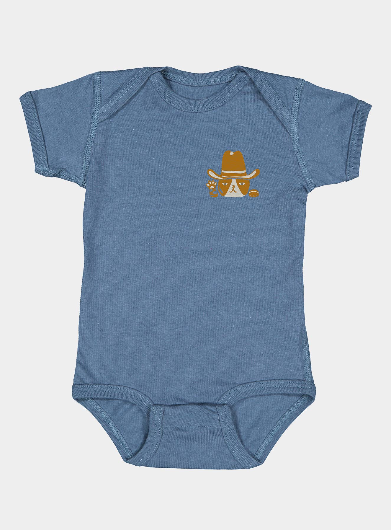 Cowboy Cat Pocket Pal Infant Onesie