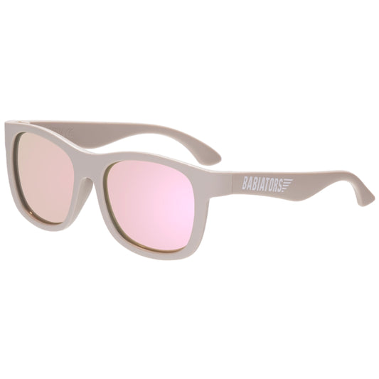 The Hipster Polarized Navigator Sunglasses with Mirrored Lens