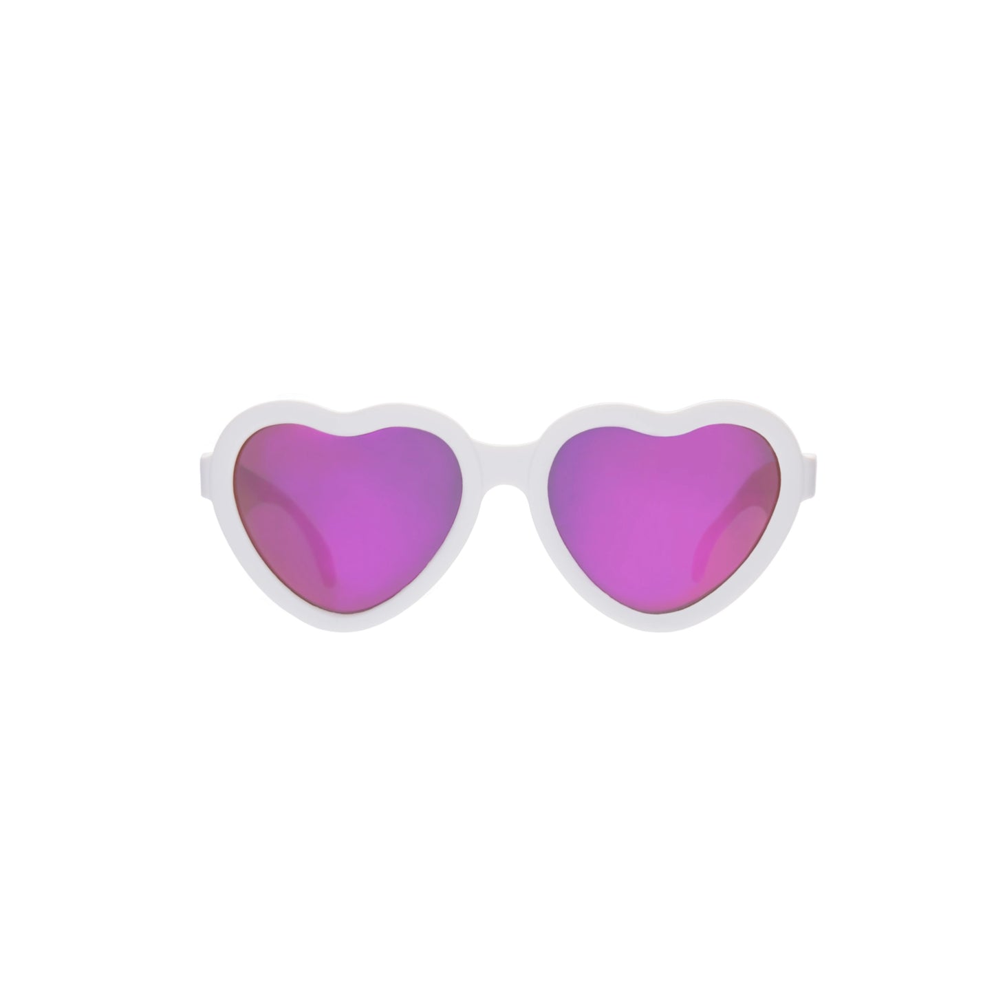 The Sweetheart Polarized Heart Sunglasses with Mirrored Lens