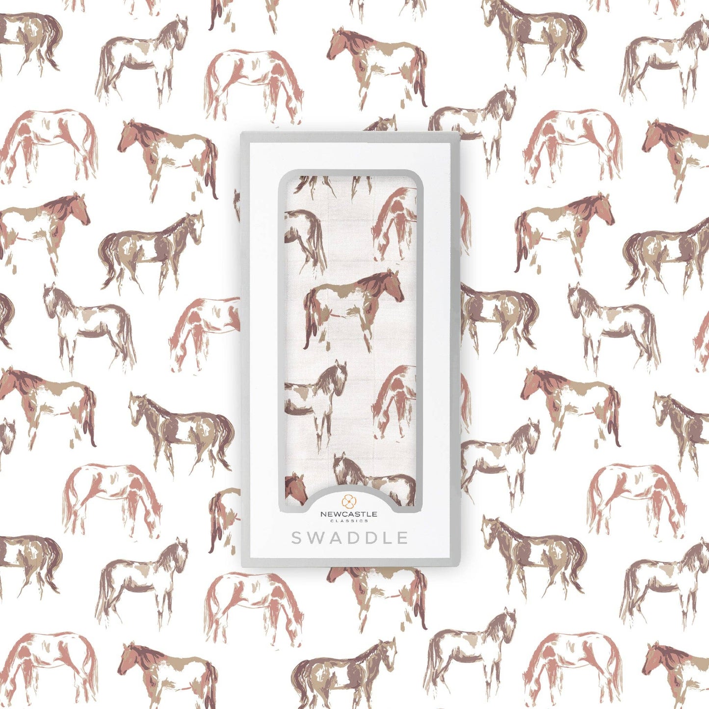 Wild Horses - Bamboo Swaddle