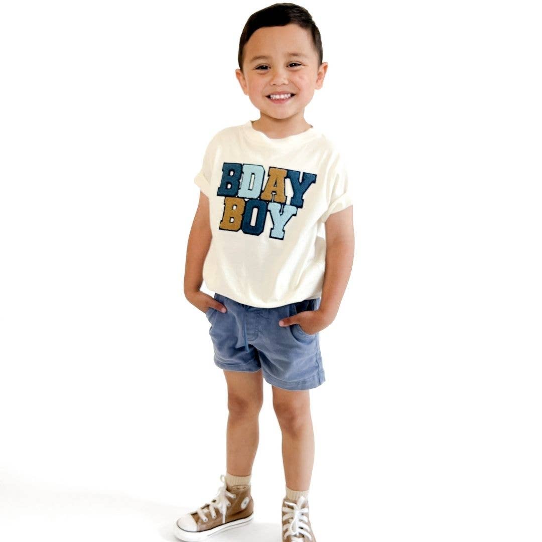 Birthday Boy | Patch Short Sleeve T-Shirt