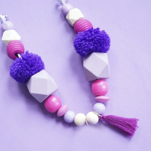 Purple Birthday Necklace