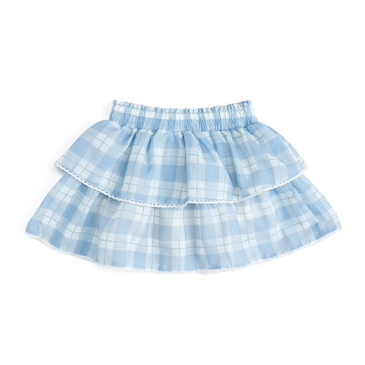 Blue | Plaid Skort