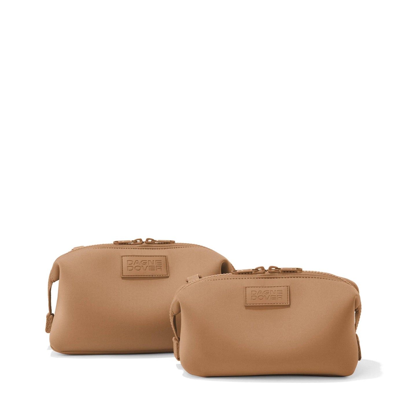 Dagne Dover Hunter Toiletry Bag in Camel-Large