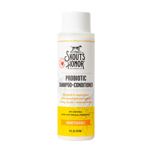 Skout's Honor Probiotic Shampoo+Conditioner Honeysuckle