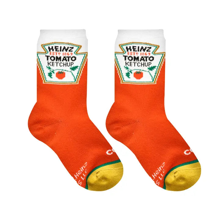 Heinz Ketchup Kids Crew Socks