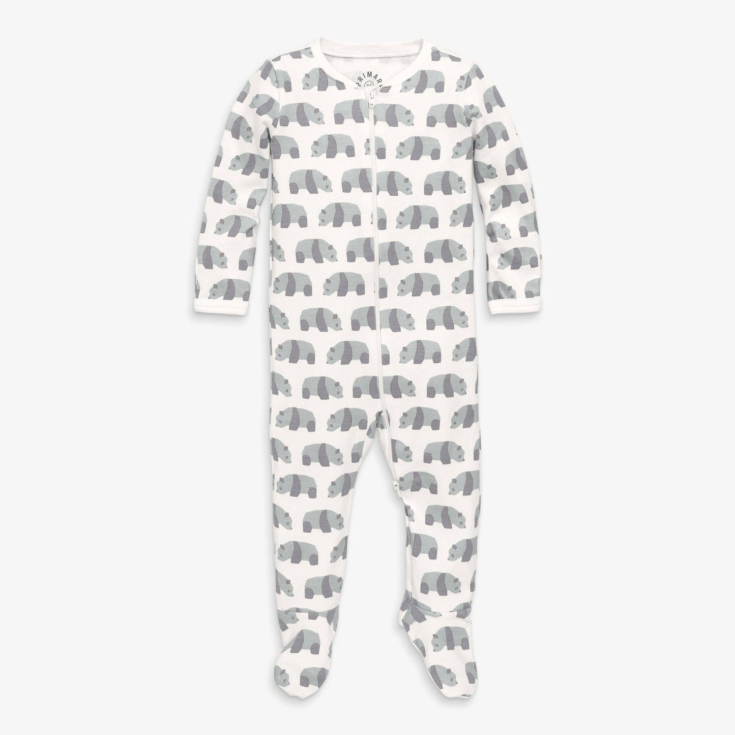 Organic Animal Friends Zip Footie