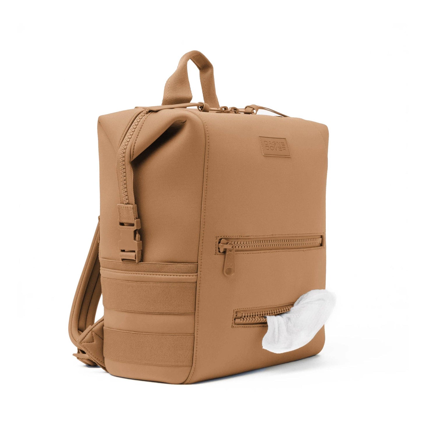 Dagne Dover Indi Diaper Backpack in Camel-Large