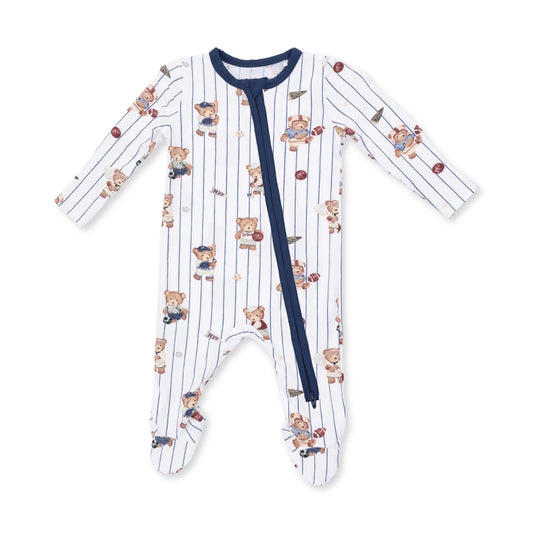 Mixed Sports Bears | 2 Way Zipper Footie