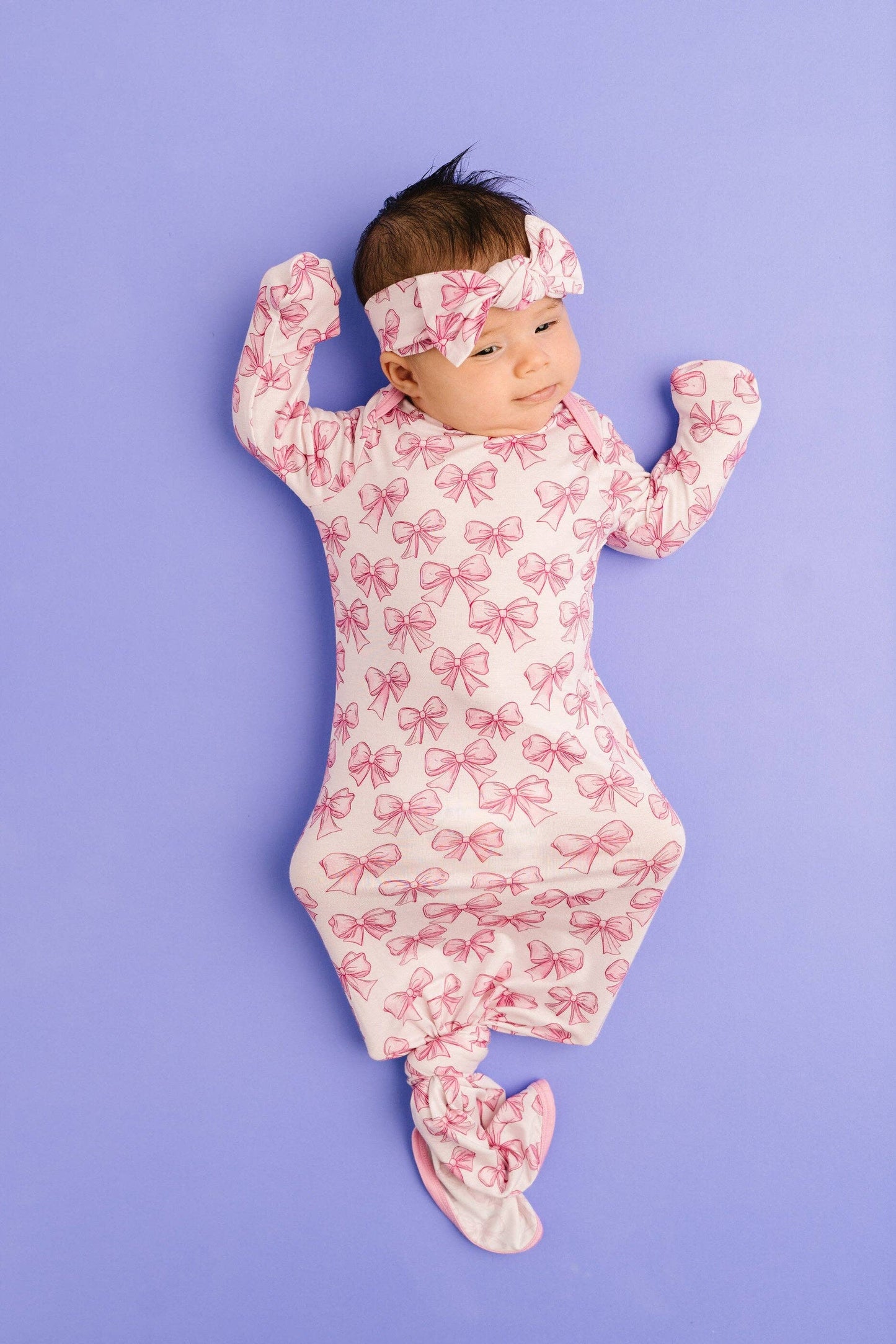 Pretty in Pink Bamboo Sleep Gown Set