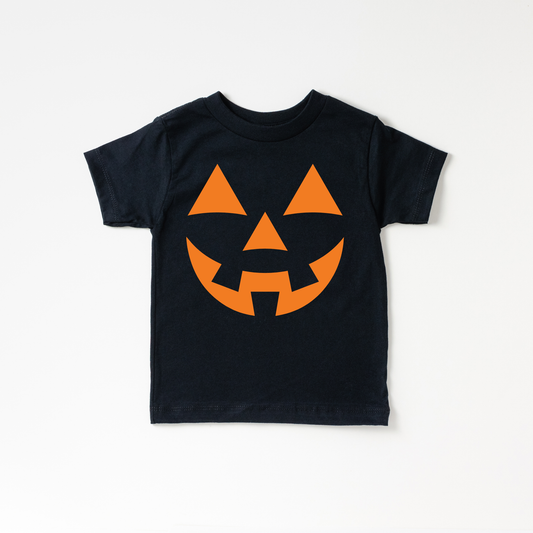 Jack O Lantern Face Halloween Toddler and Youth T-Shirt