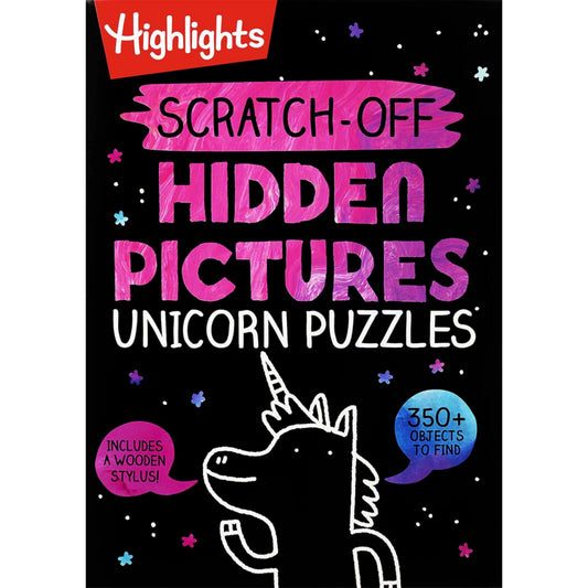 Scratch-Off Hidden Pictures Unicorn Puzzles