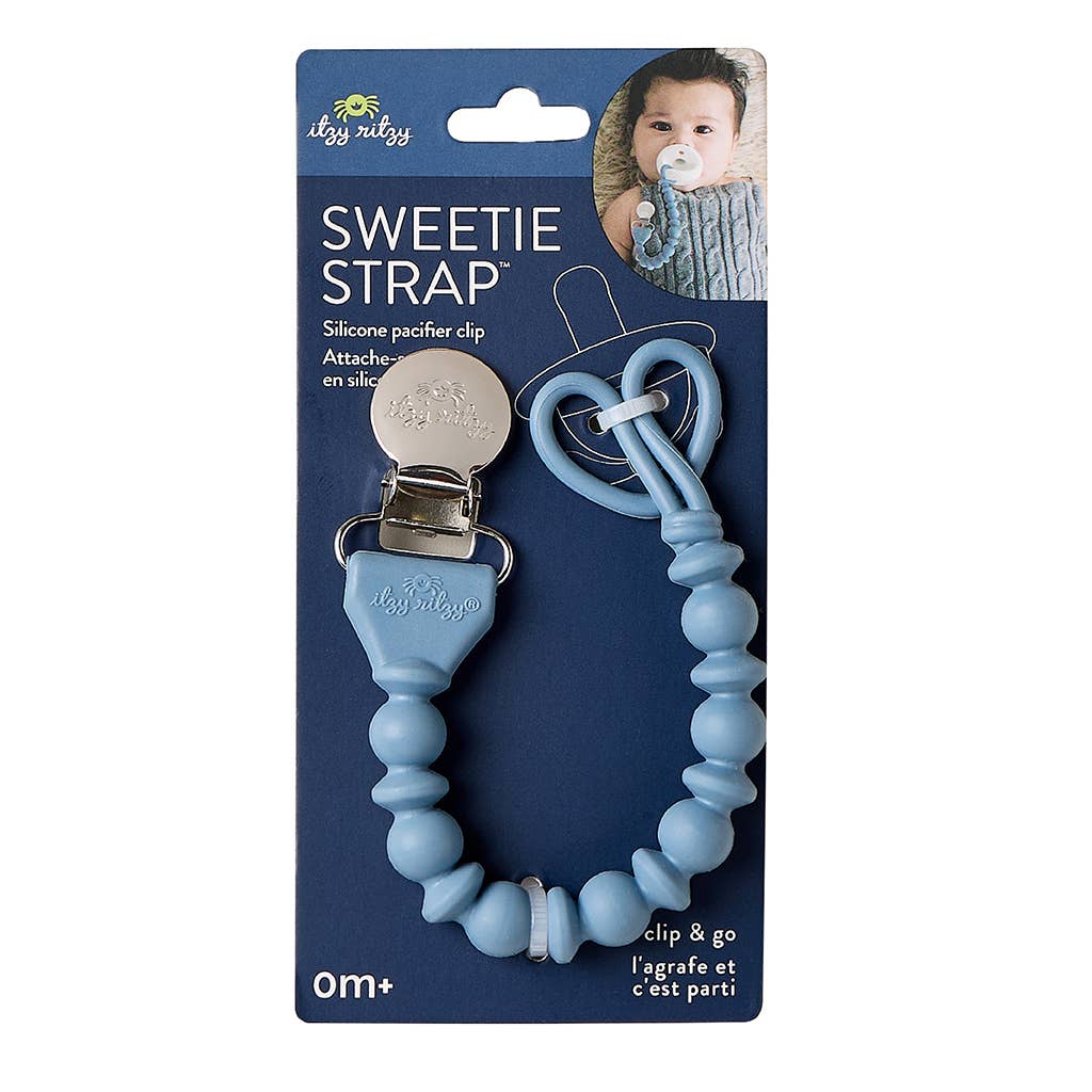 Sweetie Strap™ Silicone One-Piece Pacifier Clips