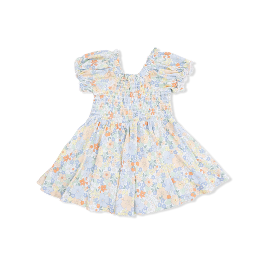Georgia Floral | Smocked Twirly Dress