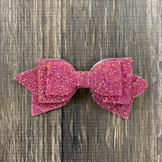 Large | Glittery Bow | Clippies