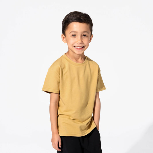 Latte Bamboo Terry Daywear Kids T-Shirt
