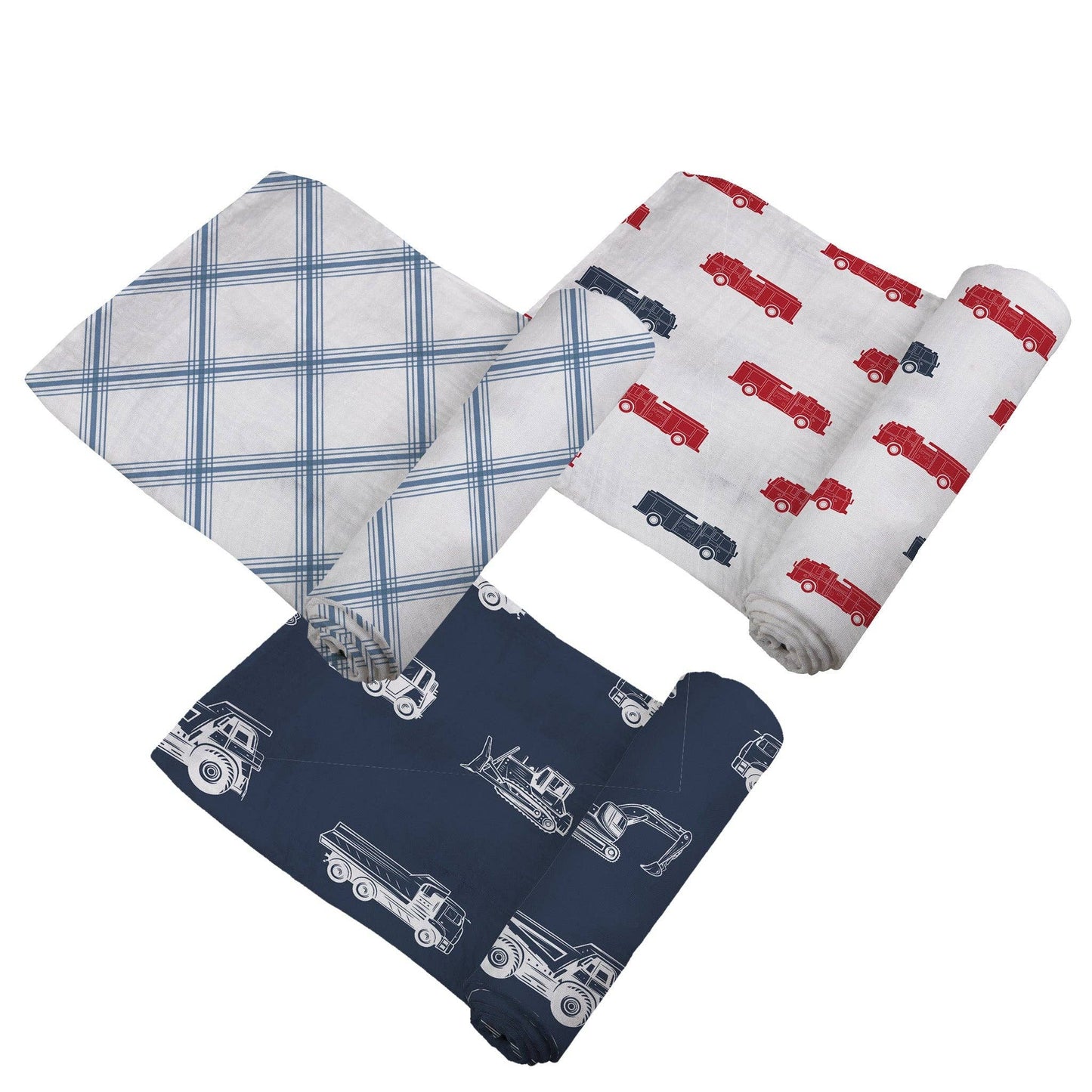 Things That Go - Swaddle 3 Pack
