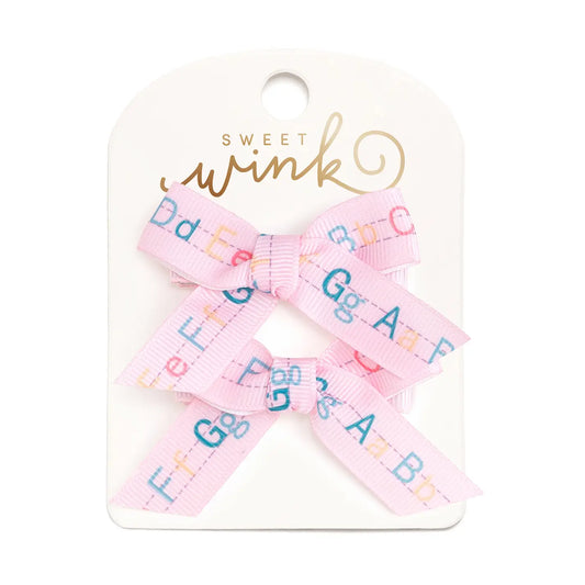 Alphabet Bows | Clip Set