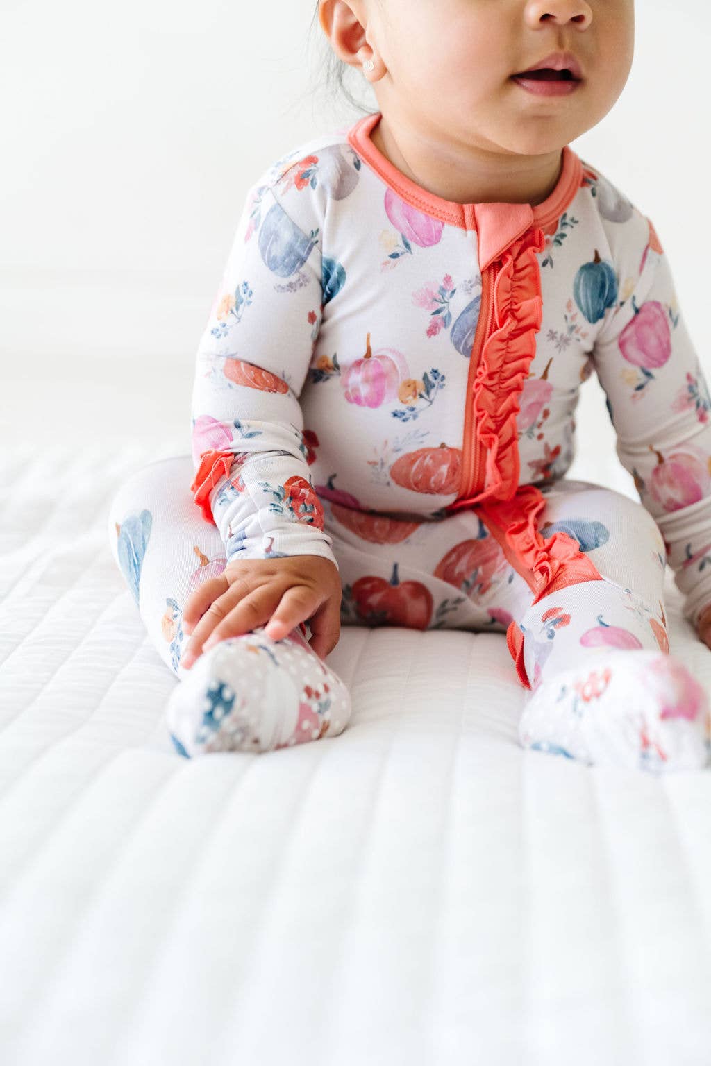 Pumpkin Patch Ruffle Footsie