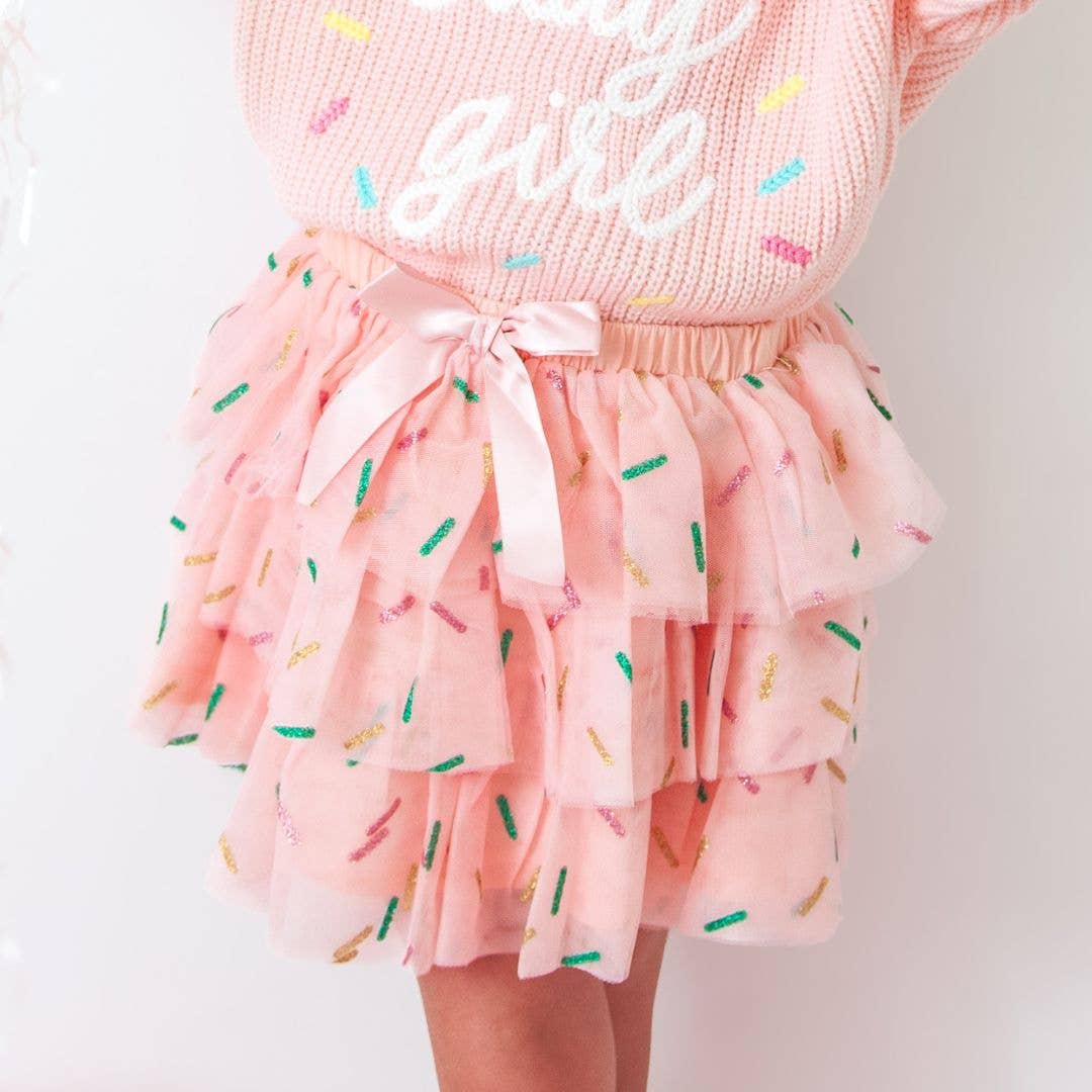 Birthday Girl | Sprinkle Tiered Tutu Skirt