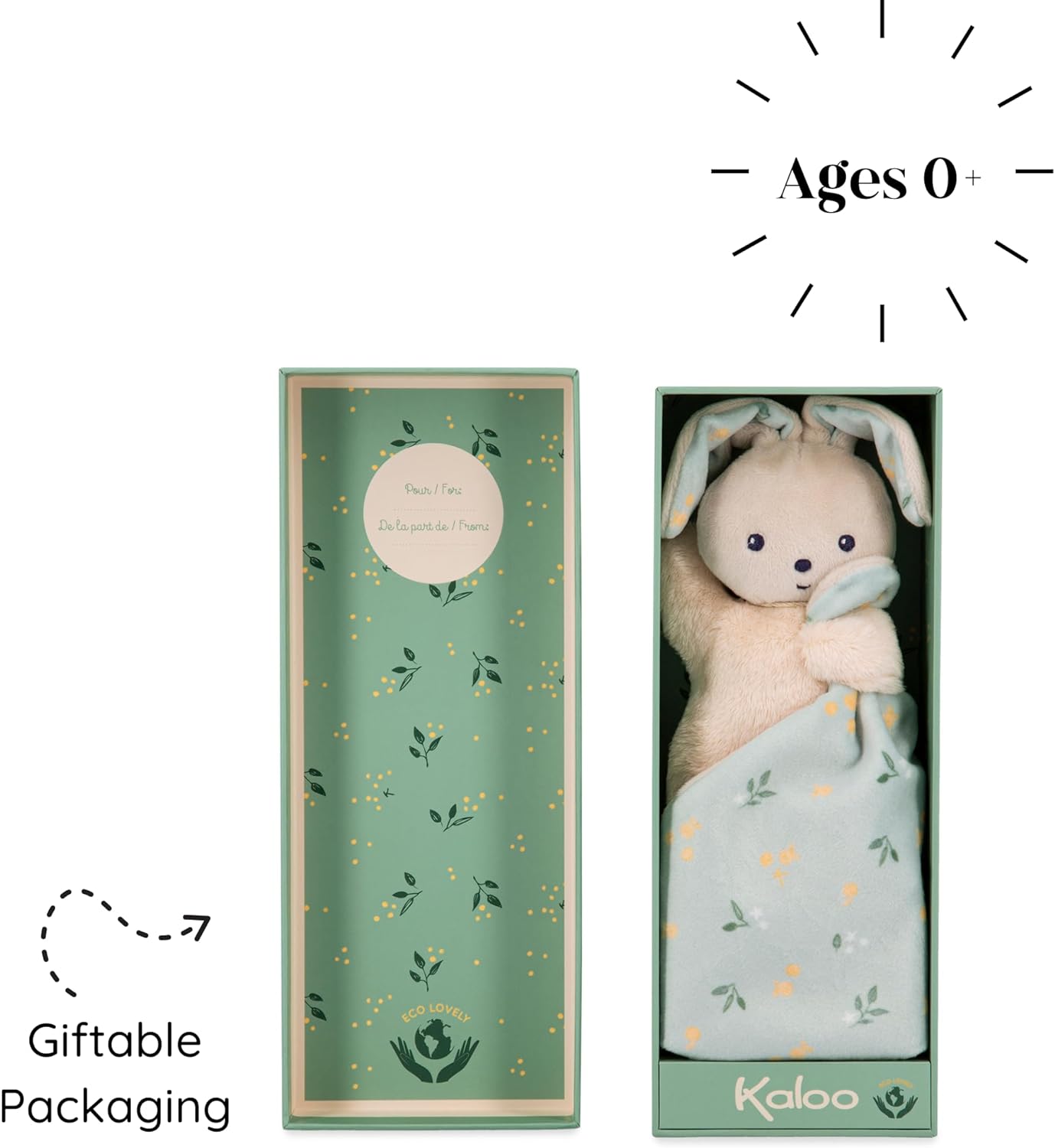Kaloo Doudou Rabbit - Citrus Bouquet – Wiggles & Giggles Stillwater