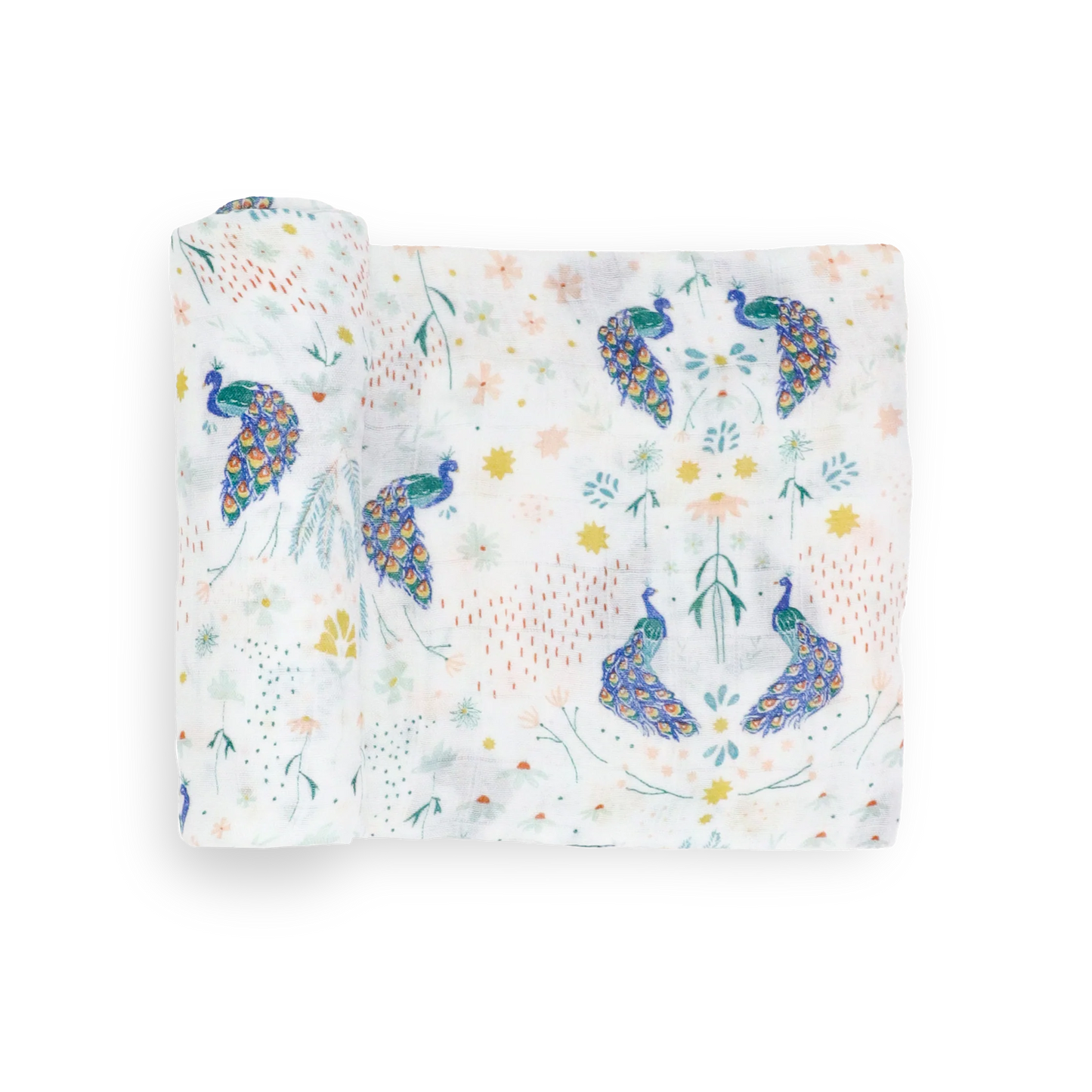 Peacock Deluxe Muslin Swaddle Blanket