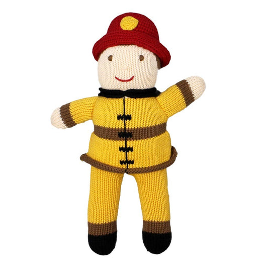 Frank the Fireman | Knit Doll