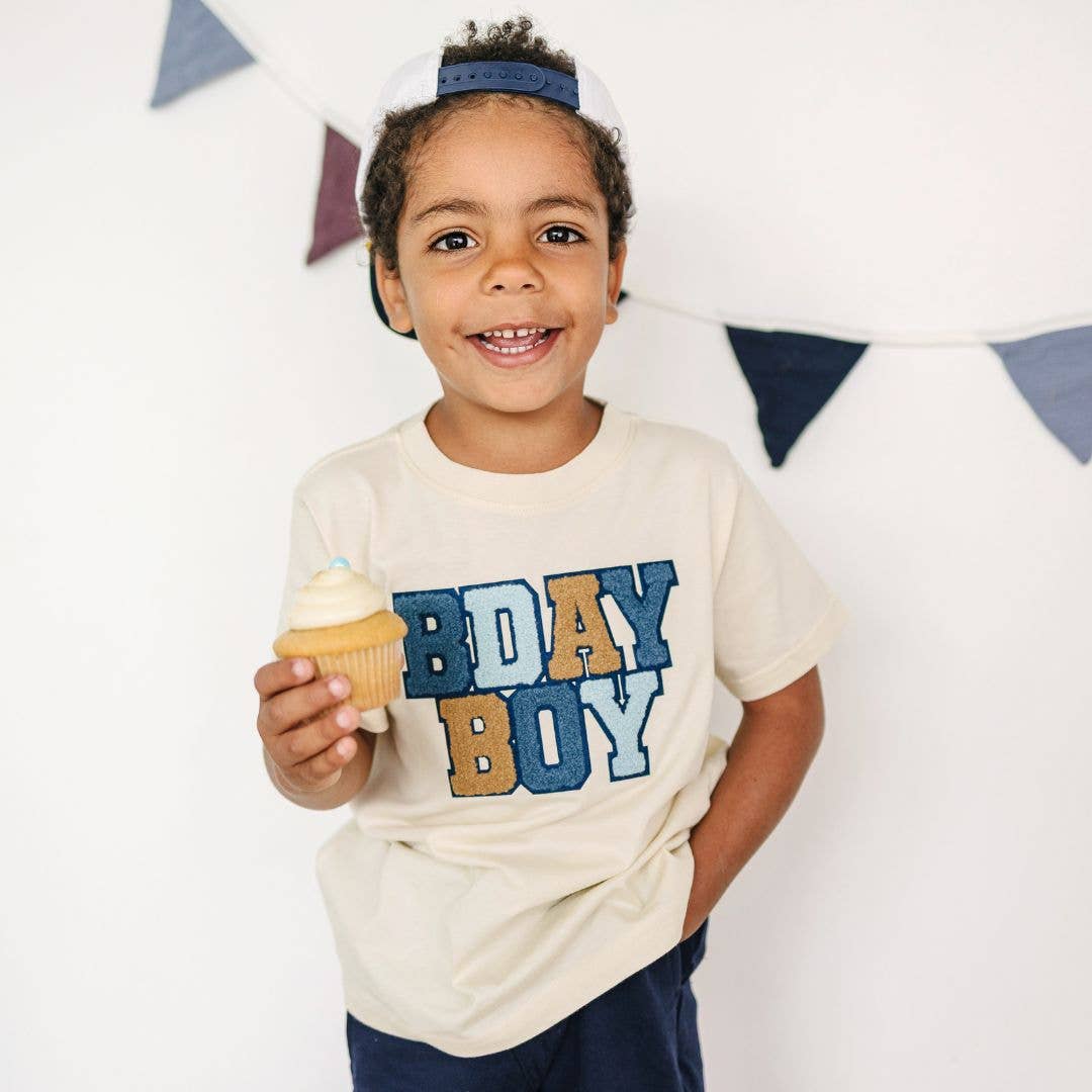 Birthday Boy | Patch Short Sleeve T-Shirt