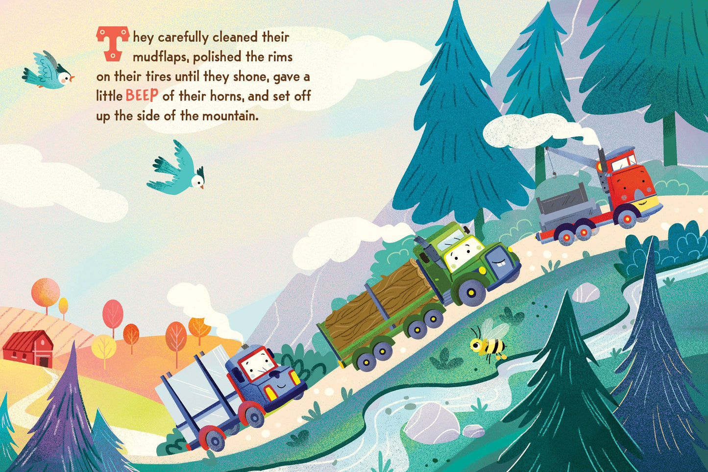 The Three Little Rigs and the Big Bad Bulldozer (Board Book)