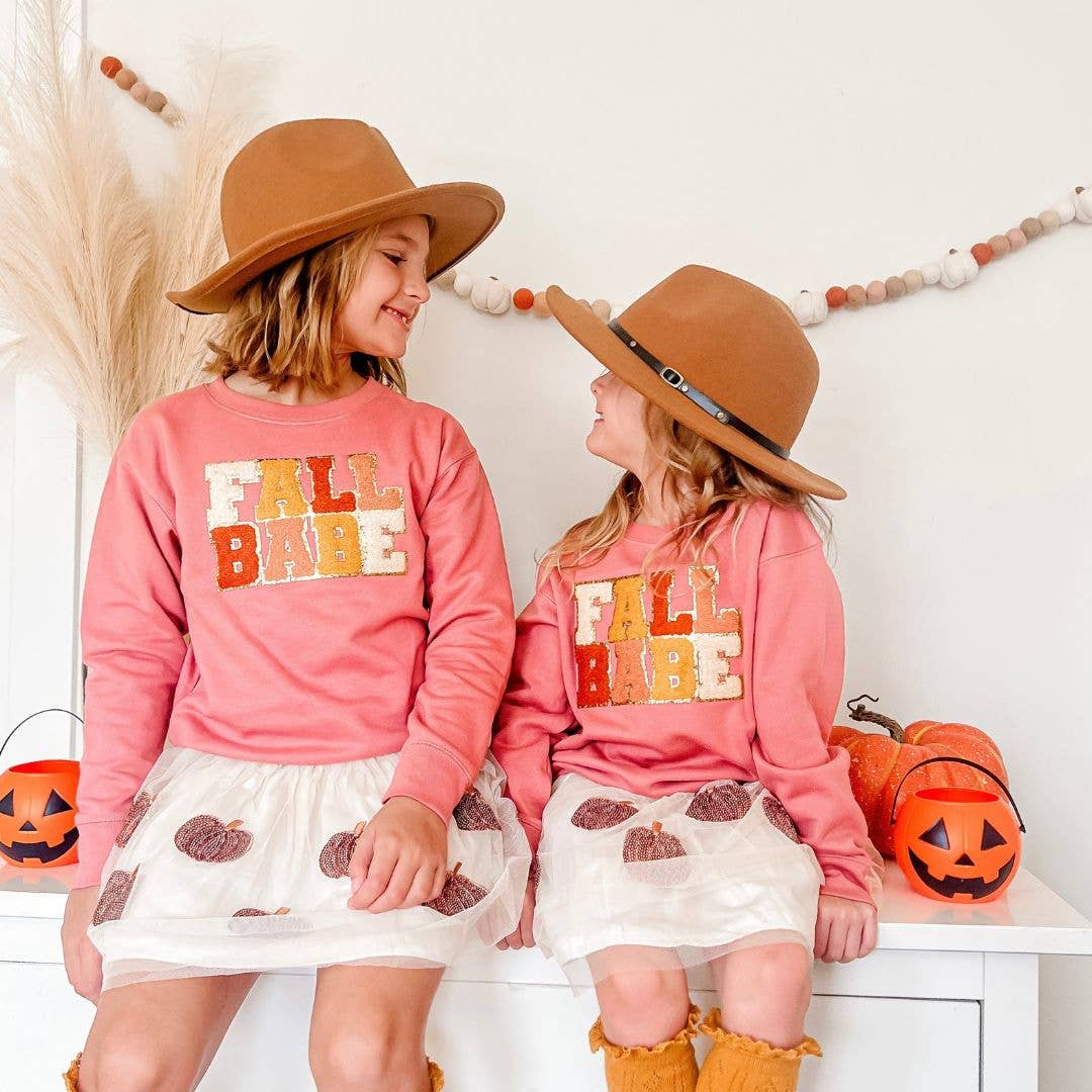 Fall Babe Patch Sweatshirt