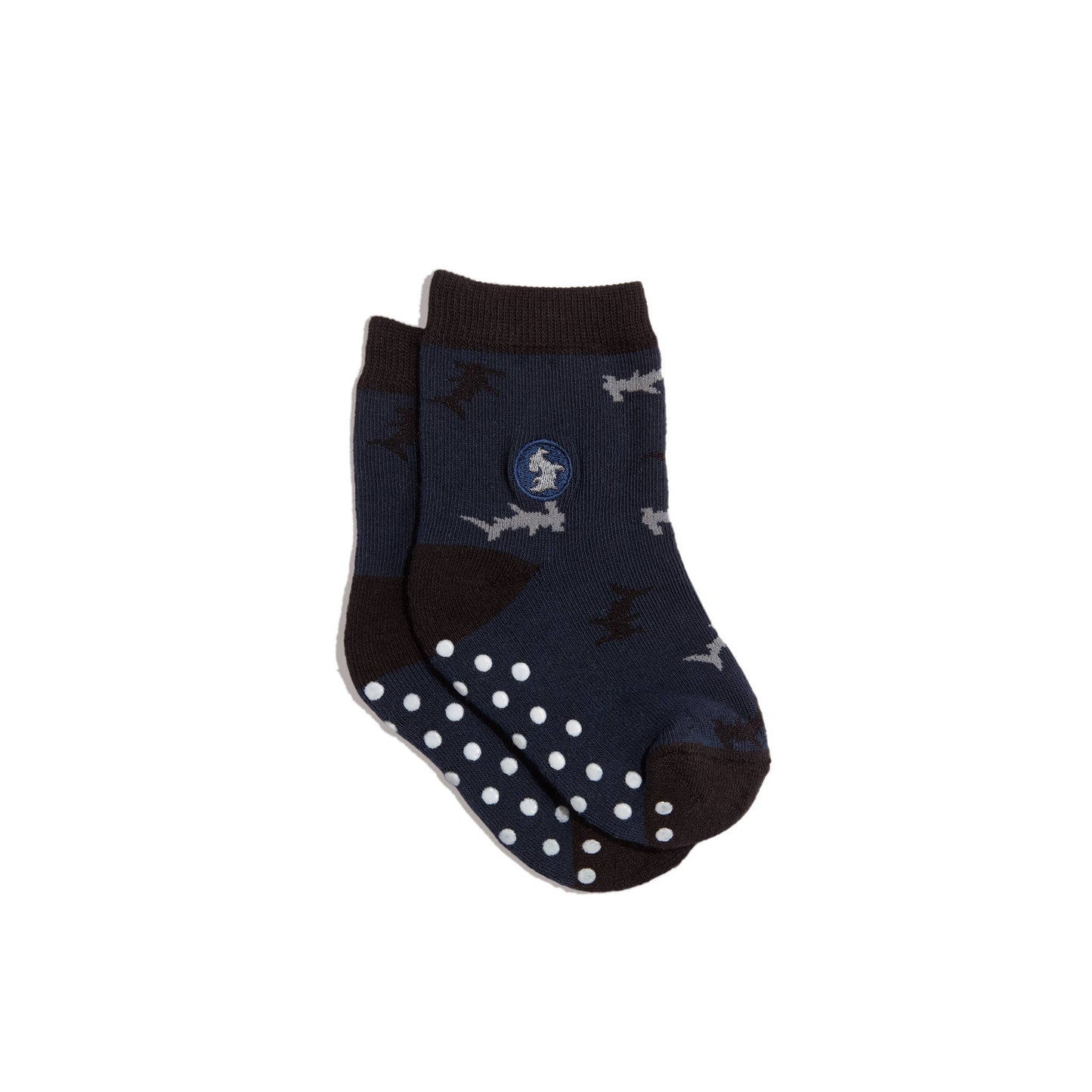 Kids Socks that Protect Sharks (dark blue with sharks)