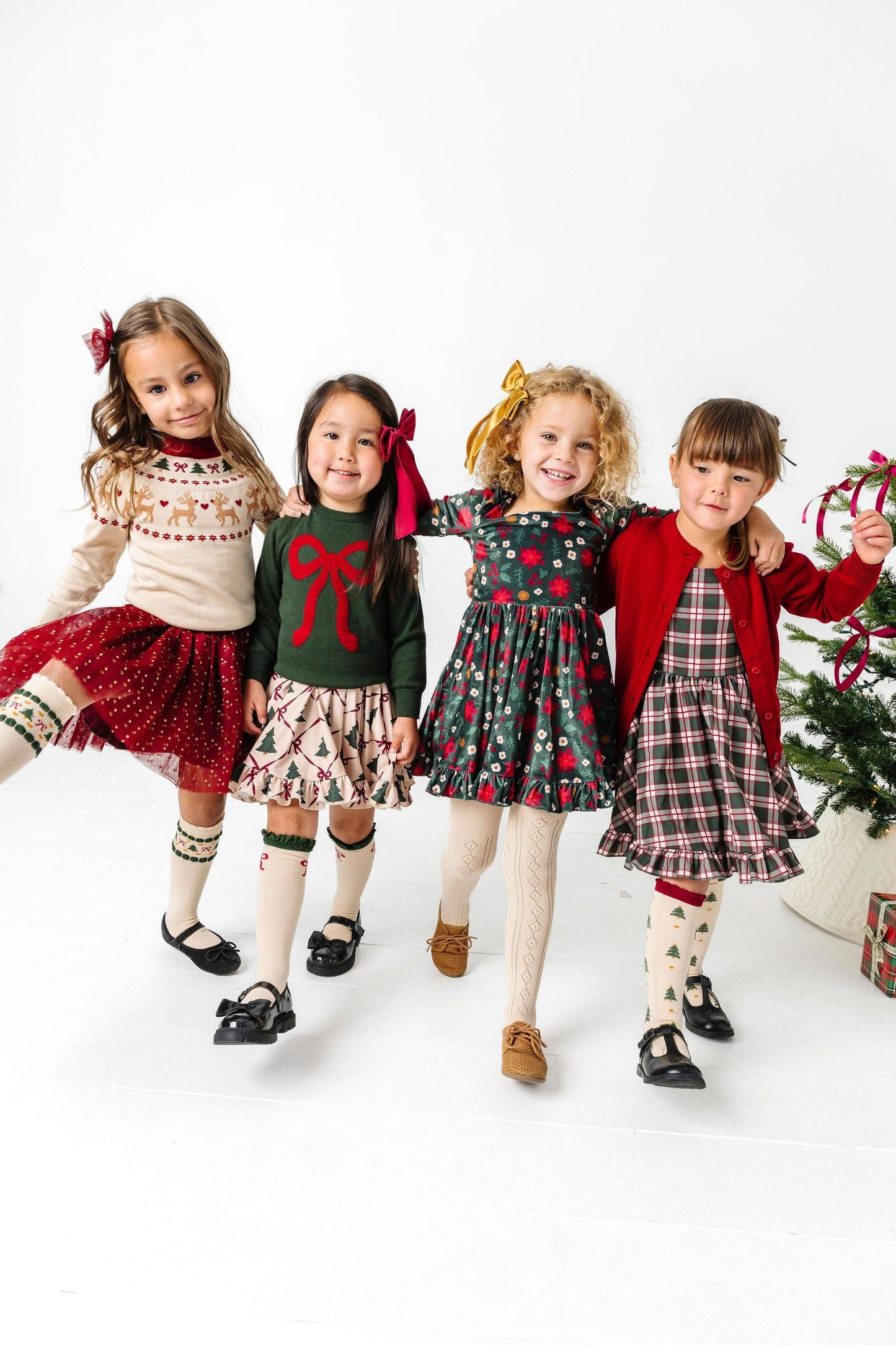 Tree Farm | Scalloped Knee Socks