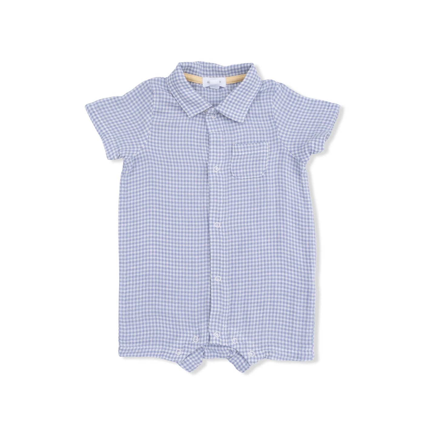 Gingham Blue Blizzard | Polo Shortie