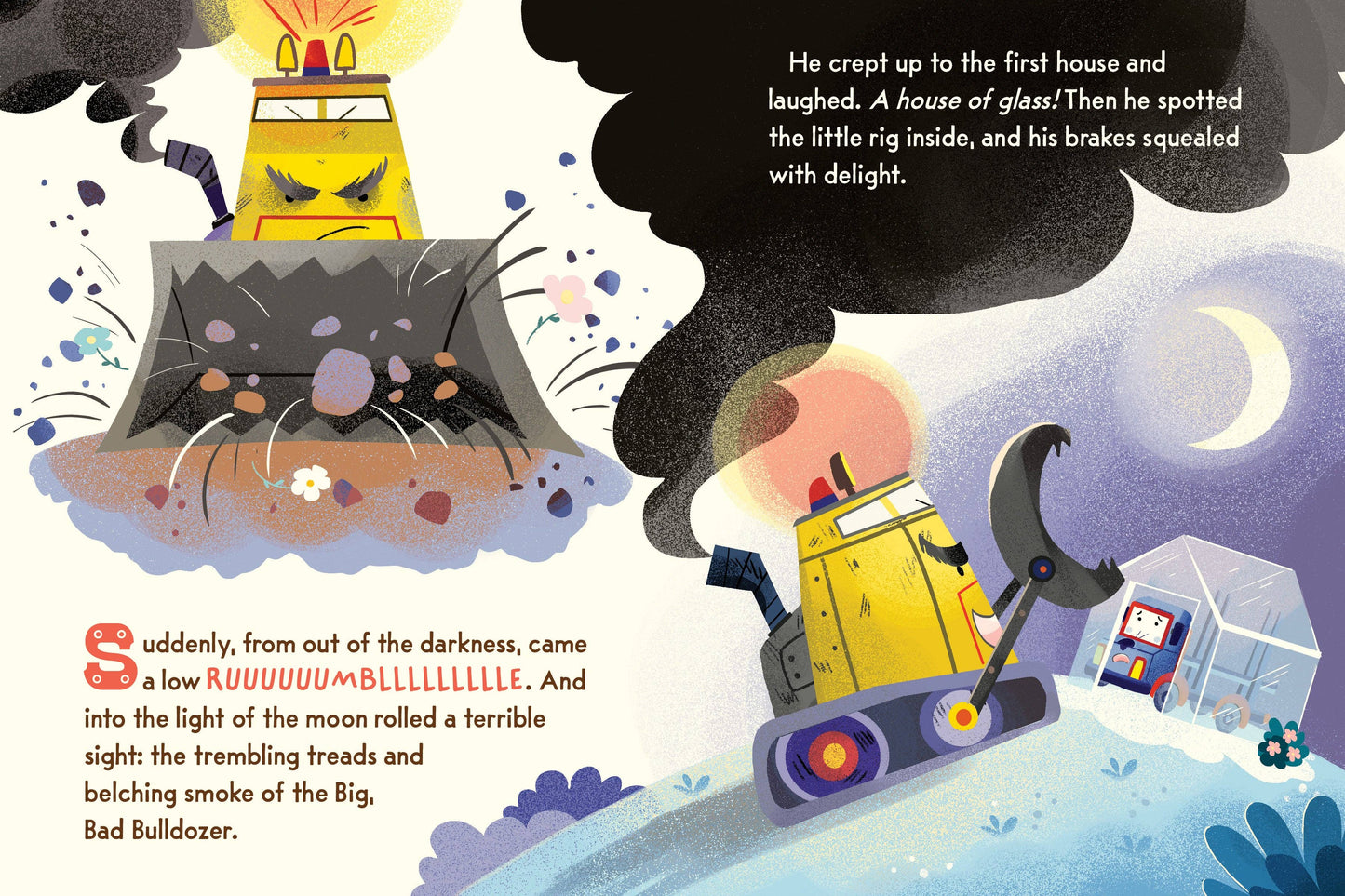 The Three Little Rigs and the Big Bad Bulldozer (Board Book)