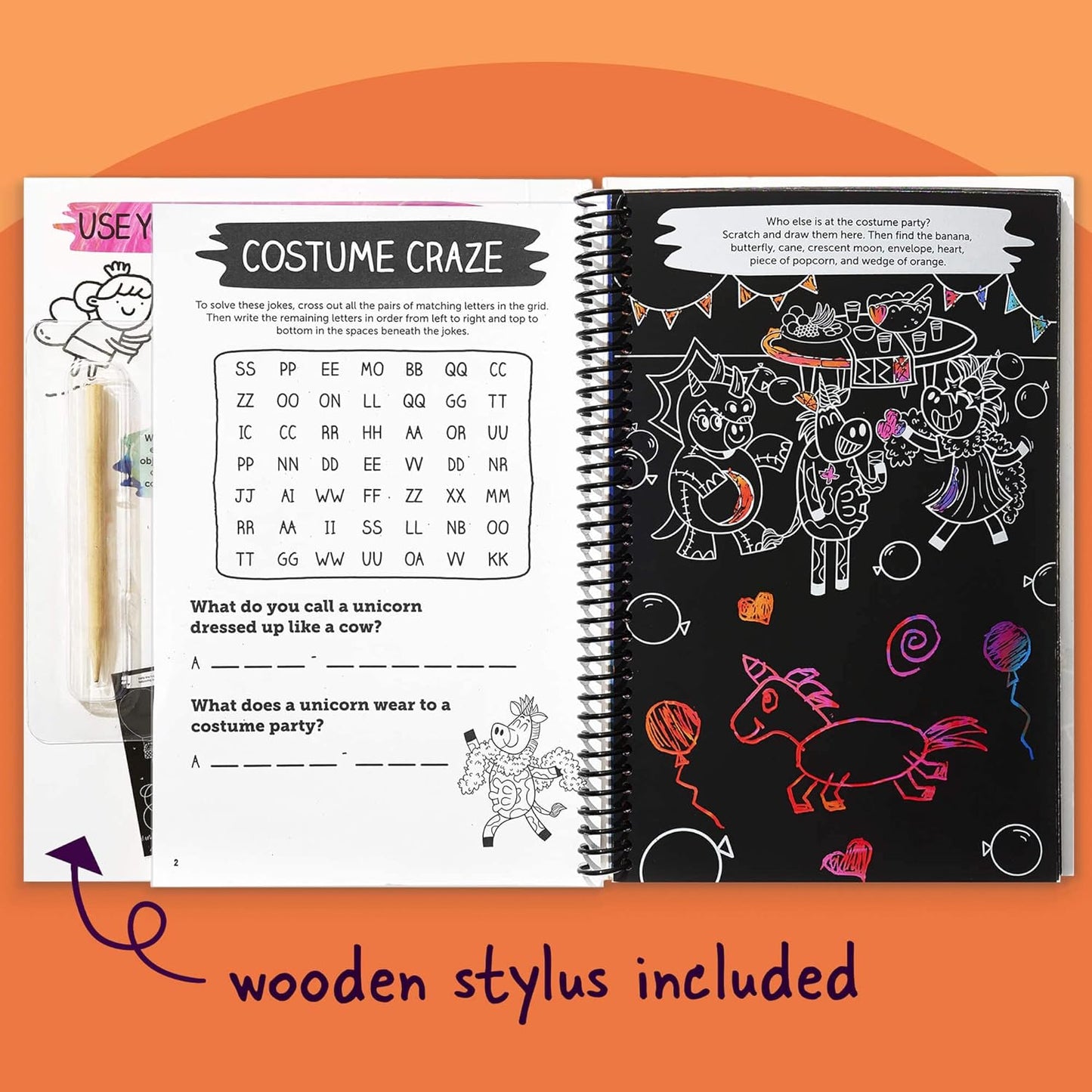 Scratch-Off Hidden Pictures Unicorn Puzzles