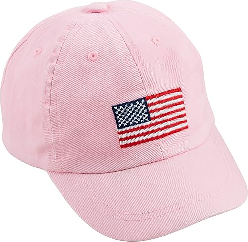 Pink Flag Hat With Bow