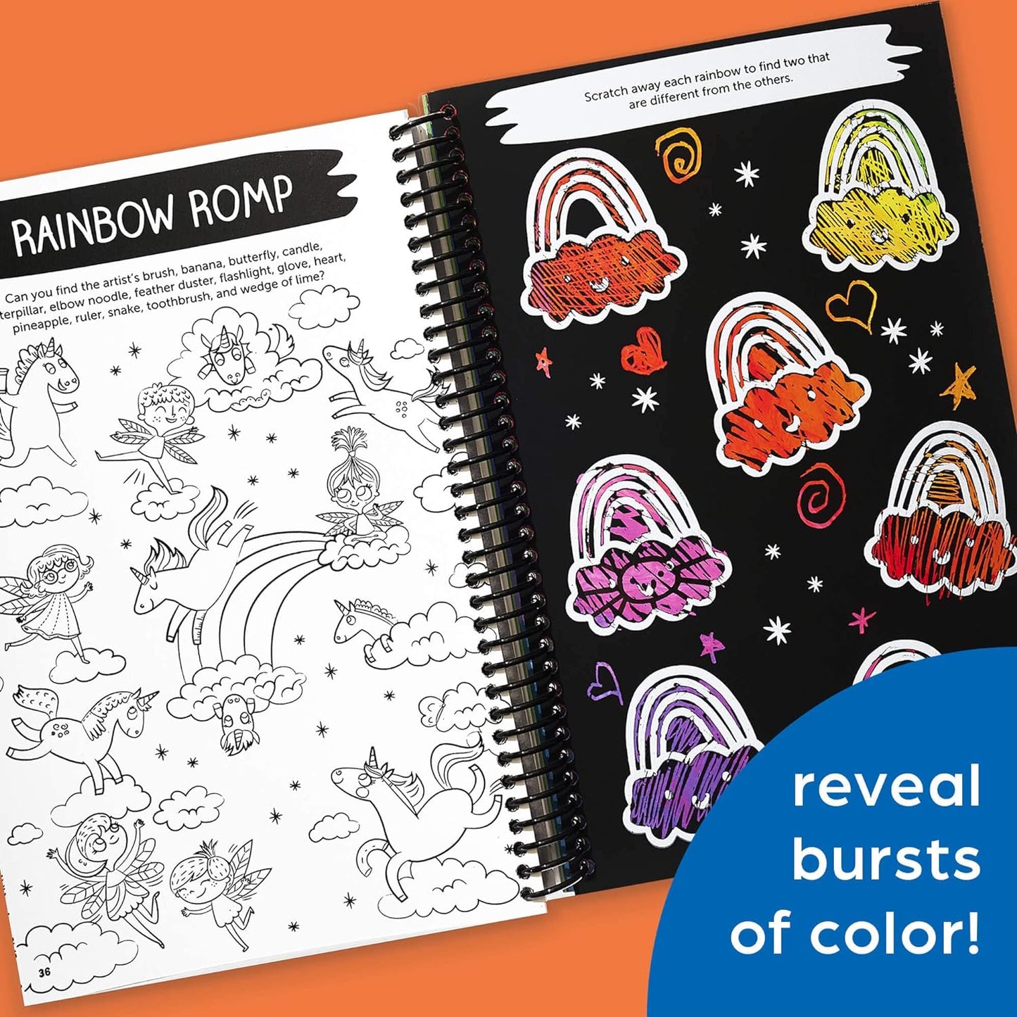 Scratch-Off Hidden Pictures Unicorn Puzzles