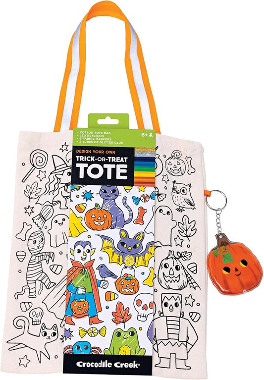 Trick or treat tote | Color Your Halloween Bag