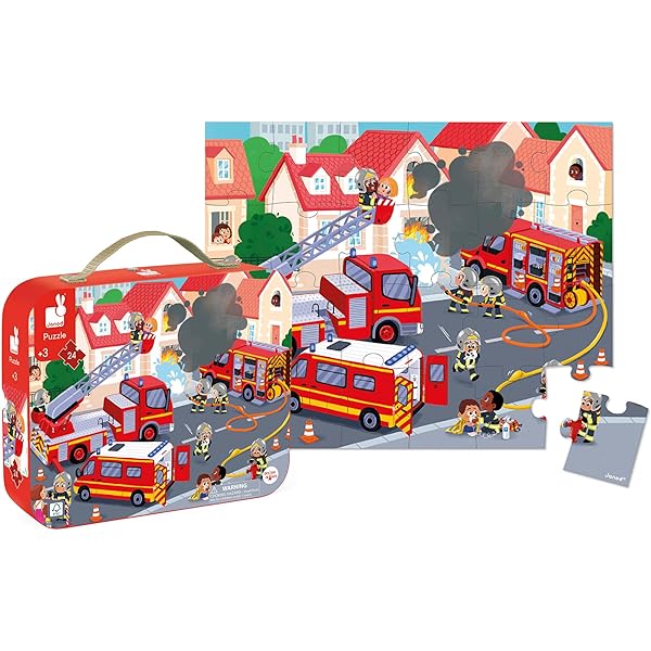 Janod 24pc Fireman Puzzle