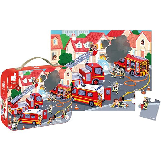 Janod 24pc Fireman Puzzle