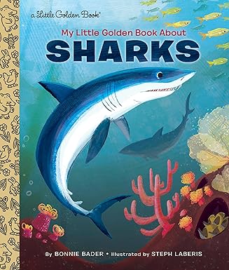 My Little Golden Book About Sharks- Little Golden Books
