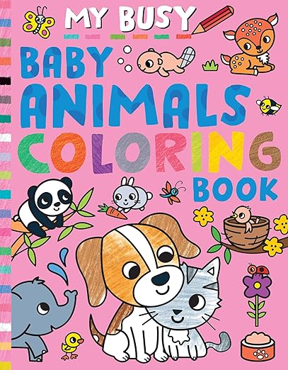 My Busy Baby Animals | Coloring Book